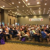 The 2017 NFOB crowd was the largest in the event's history with an estimated 3,000 people in attendance. 