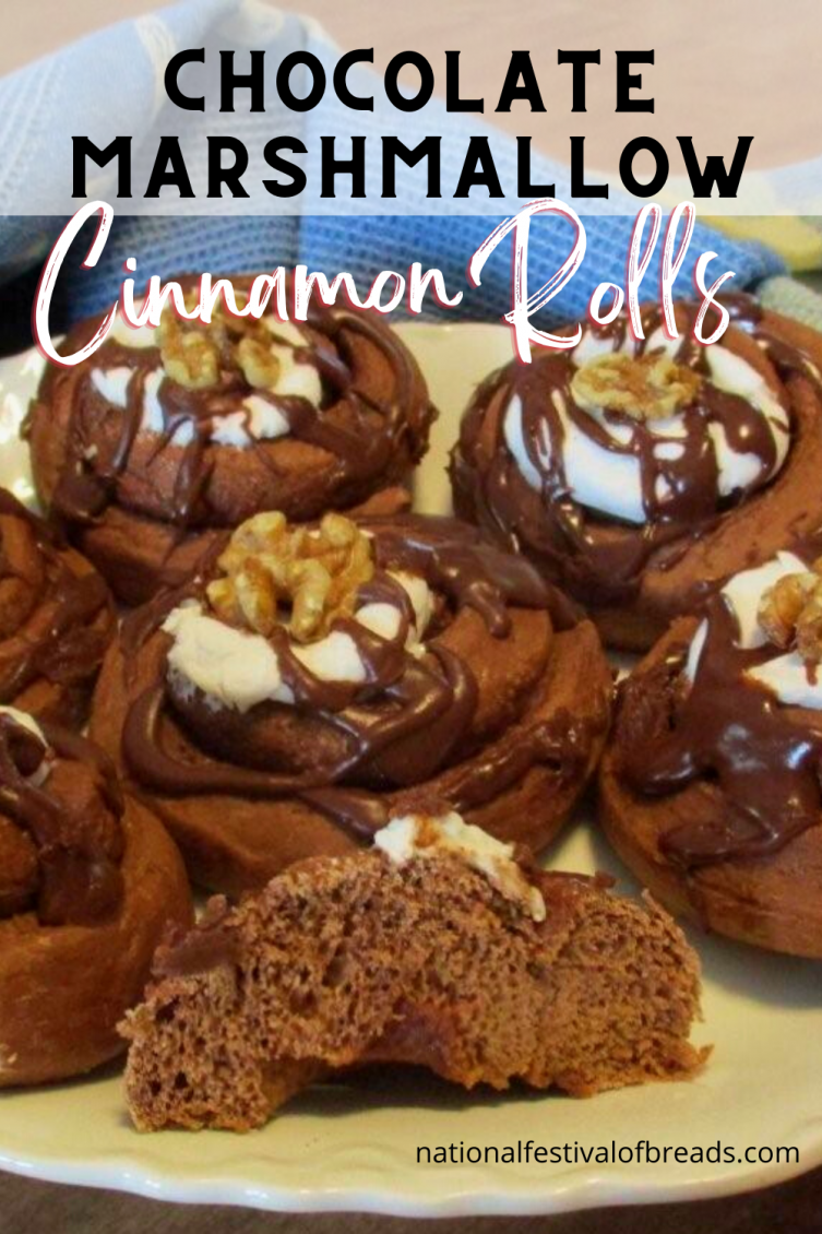 Chocolate Marshmallow Cinnamon Rolls | NationalFestivalofBreads.com