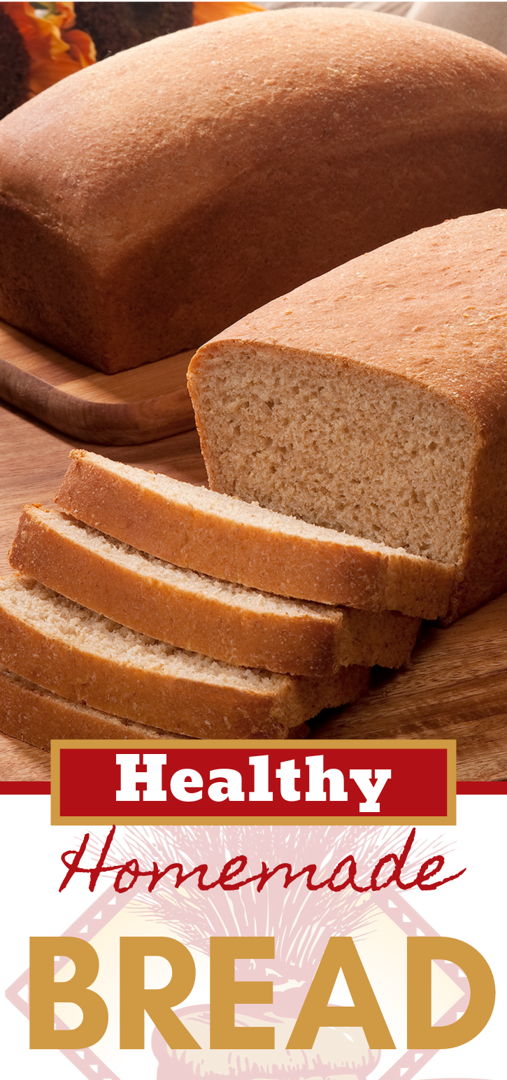 A healthy whole wheat bread? Yes please!