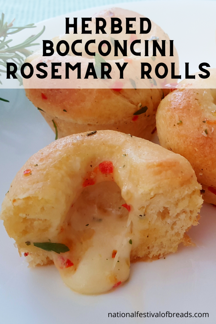 Herbed Bocconcini Rosemary Rolls | NationalFestivalofBreads.com