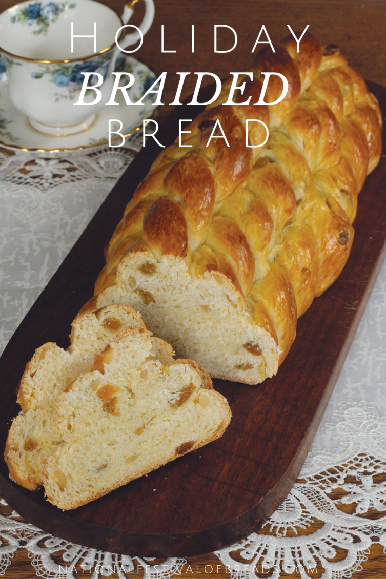 This GORGEOUS Holiday Braided Bread will be the showstopper at your holiday celebrations! Based on a traditional Houska recipe, this delicious spectacle is sure to impress.