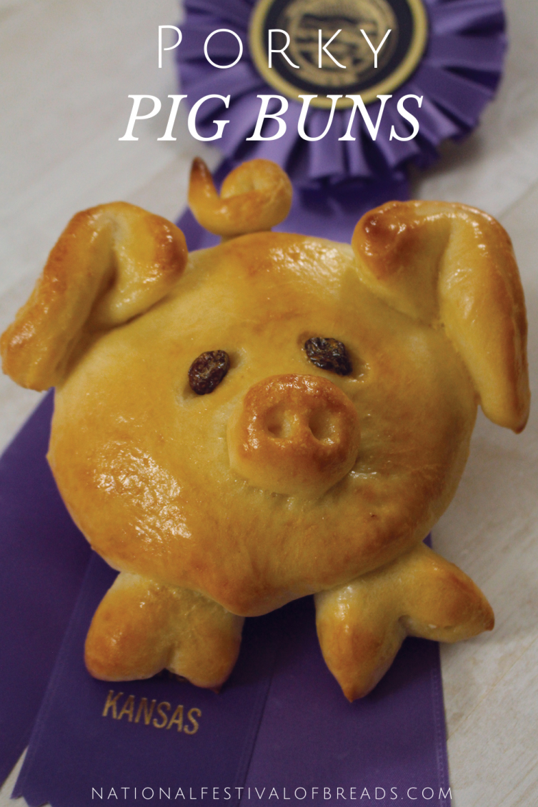 Porky Pig Buns are an adorable addition to your summertime meals!