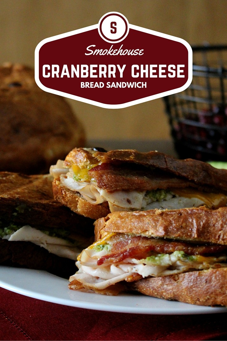 Smokehouse Cranberry Cheese Bread Sandwich, Kansas Wheat